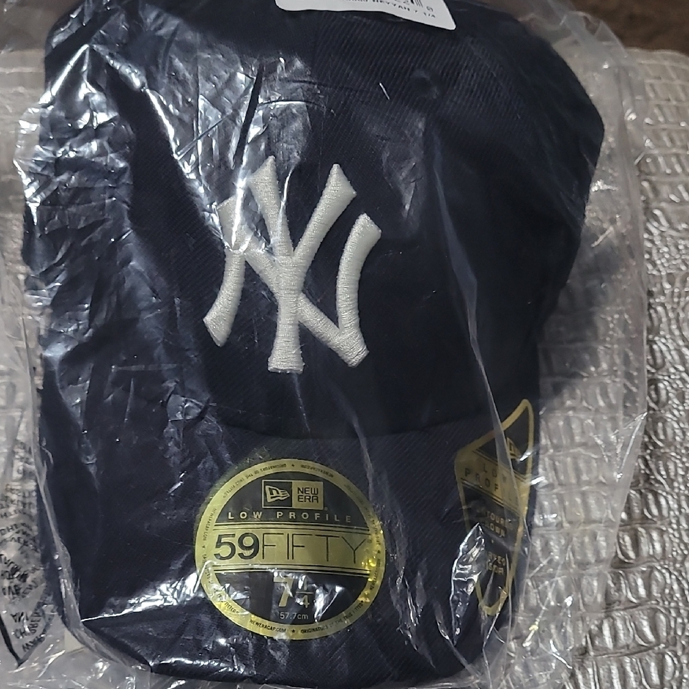 New Era Dark Blue Cap with White Emblem